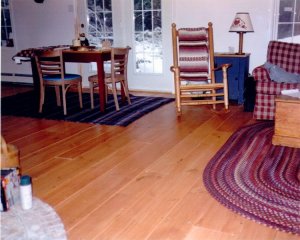 WidePlank Flooring Provides a Warm Den Atmosphere