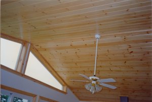 Using Wide Softwood Planks for Ceilings Ceilings